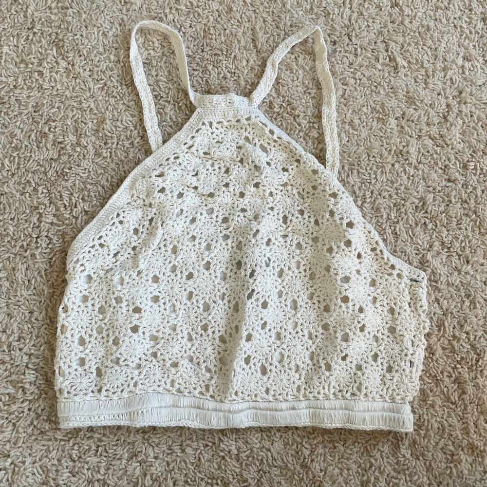 Forever 21 crochet crop top